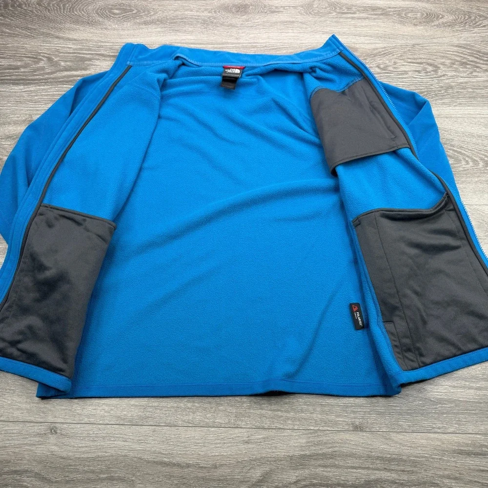 The North Face Jacket Mens Large Blue Polartec Classic Fleece Full Zip Gorpcore